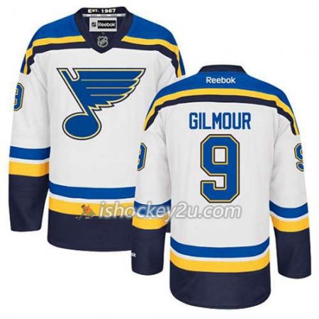 Reebok Mænd NHL St. Louis Blues Trøje Doug Gilmour #9 Udebane Hvid