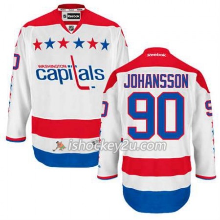 Reebok Mænd NHL Washington Capitals Trøje Marcus Johansson #90 Tredje Hvid