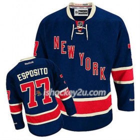 Reebok Mænd NHL New York Rangers Trøje Phil Esposito #77 Tredje Blå