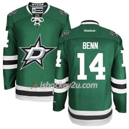 Reebok Mænd NHL Dallas Stars Trøje Jamie Benn #14 Hjemme Hvid