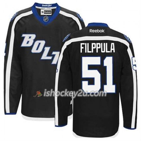 Reebok Mænd NHL Tampa Bay Lightning Trøje Valtteri Filppula #51 Tredje Sort
