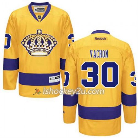 Reebok Mænd NHL Los Angeles Kings Trøje Rogie Vachon #30 Tredje Guld