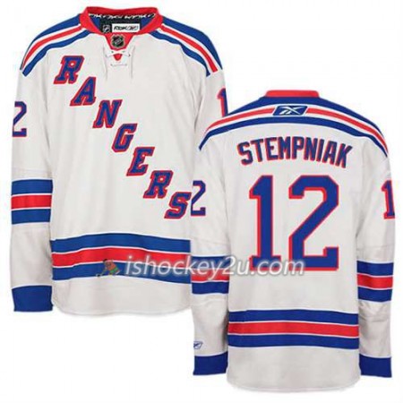 Reebok Mænd NHL New York Rangers Trøje Lee Stempniak #12 Udebane Hvid
