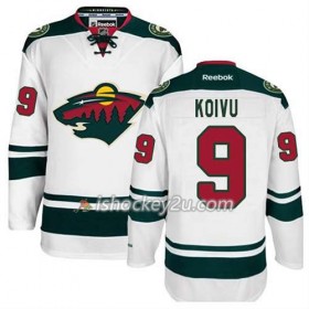 Reebok Mænd NHL Minnesota Wild Trøje Mikko Koivu #9 Udebane Hvid
