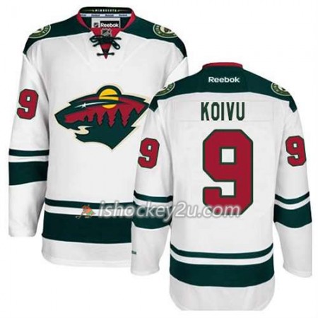 Reebok Mænd NHL Minnesota Wild Trøje Mikko Koivu #9 Udebane Hvid