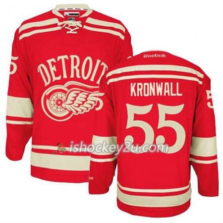 Reebok Mænd NHL Detroit Red Wings Trøje Niklas Kronwall #55 2014 Winter Classic Rød