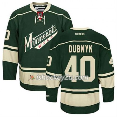 Reebok Mænd NHL Minnesota Wild Trøje Devan Dubnyk #40 Tredje Grøn