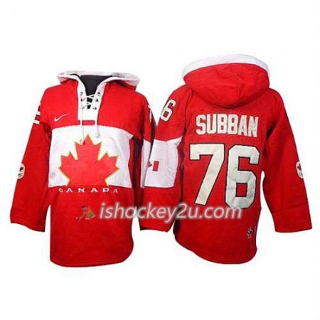 Reebok Mænd NHL Canada Team Trøje P.K Subban #76 Premier Olympic Rød