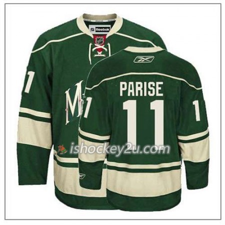 Reebok Mænd NHL  Minnesota Wild Trøje Zach Parise #11 Tredje Grøn