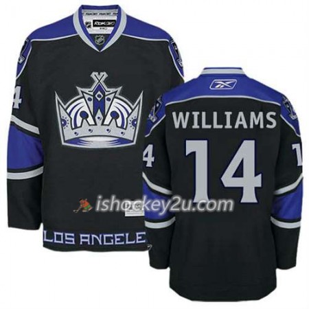 Reebok Mænd NHL Los Angeles Kings Trøje Justin Williams #14 Tredje Sort
