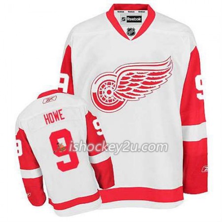 Reebok Mænd NHL Detroit Red Wings Trøje Gordie Howe #9 Udebane Hvid