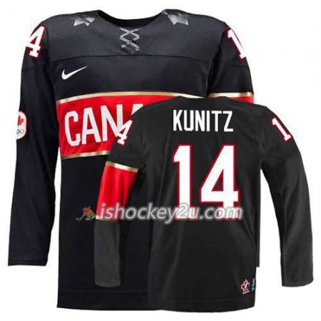 Reebok Mænd NHL Canada Team Trøje Chris Kunitz #14 Tredje Sort