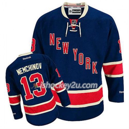 Reebok Mænd NHL New York Rangers Trøje Sergei Nemchinov #13 Tredje Blå