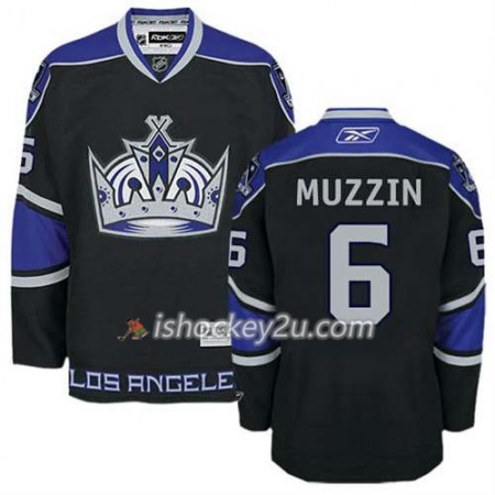 Reebok Mænd NHL Los Angeles Kings Trøje Jake Muzzin #6 Tredje Sort