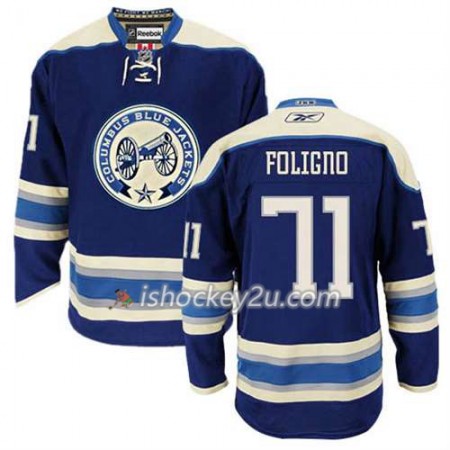 Reebok Mænd NHL Columbus Blue Jackets Trøje Nick Foligno #71 Tredje Hvid