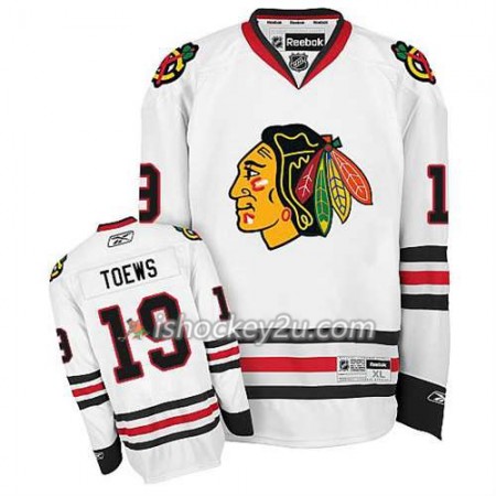 Reebok Mænd NHL Chicago Blackhawks Trøje Jonathan Toews #19 Udebane Hvid