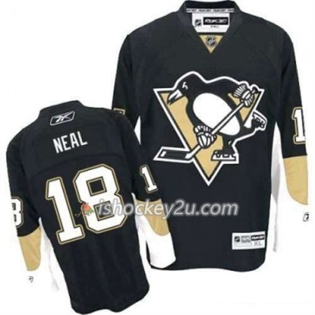 Reebok Mænd NHL Pittsburgh Penguins Trøje James Neal 18 Sort Hjemme