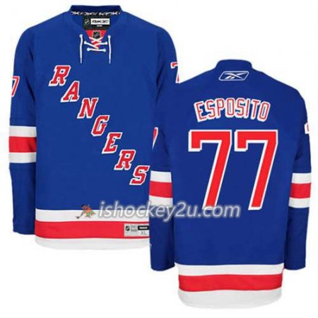 Reebok Mænd NHL New York Rangers Trøje Phil Esposito #77 Hjemme Blå