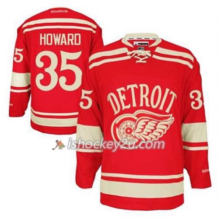 Reebok Mænd NHL Detroit Red Wings Trøje Jimmy Howard #35 2014 Winter Classic Rød