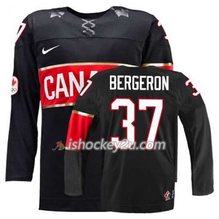 Reebok Dame NHL Canada Team Trøje Patrice Bergeron #37 Tredje Sort