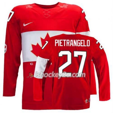 Reebok Mænd NHL Canada Team Trøje Alex Pietrangelo #27 Udebane Rød