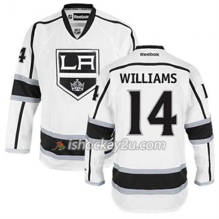 Reebok Mænd NHL Los Angeles Kings Trøje Justin Williams #14 Udebane Hvid
