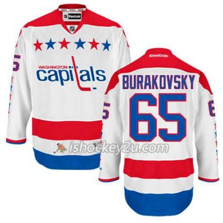 Reebok Mænd NHL Washington Capitals Trøje Andre Burakovsky #65 Tredje Hvid