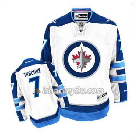 Reebok Mænd NHL Winnipeg Jets Trøje Keith Tkachuk #7 Udebane Hvid