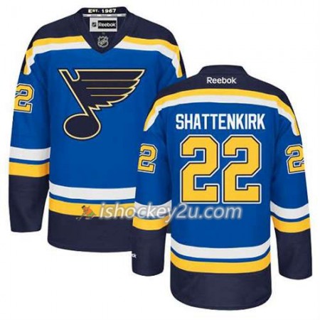 Reebok Mænd NHL St. Louis Blues Trøje Kevin Shattenkirk #22 Hjemme Blå