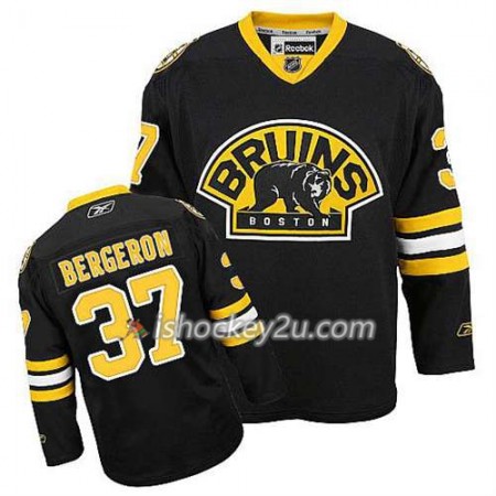 Reebok Mænd NHL Boston Bruins Trøje Patrice Bergeron #37 Tredje Sort