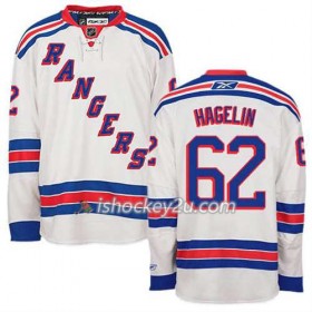 Reebok Mænd NHL New York Rangers Trøje Carl Hagelin #62 Udebane Hvid