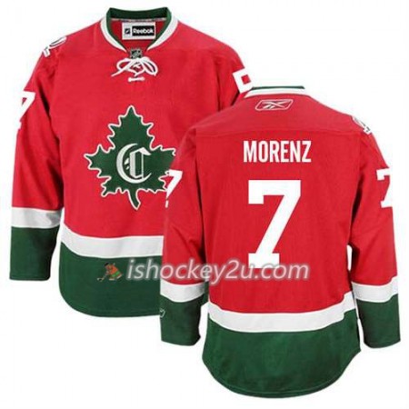 Reebok Mænd NHL Montreal Canadiens Trøje Howie Morenz #7 Tredje Ny Rød Reebok Mænd NHL Montreal Canadiens Trøje Howie Morenz #7 Tredje Ny Rød