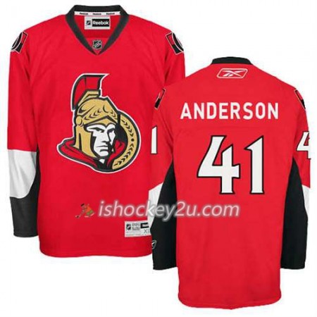 Reebok Mænd NHL Ottawa Senators Trøje Craig Anderson #41 Hjemme Rød