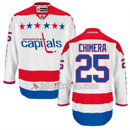 Reebok Mænd NHL Washington Capitals Trøje Jason Chimera #25 Tredje Hvid