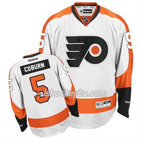 Reebok Mænd NHL Philadelphia Flyers Trøje Braydon Coburn #5 Udebane Hvid