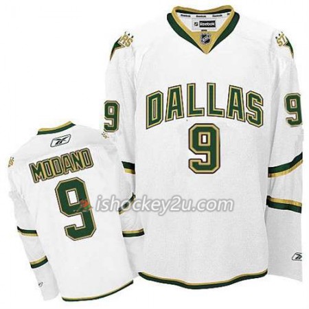 Reebok Mænd NHL Dallas Stars Trøje Mike Modano #9 Tredje Hvid