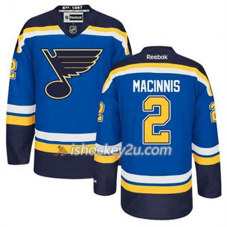 Reebok Mænd NHL St. Louis Blues Trøje Al Macinnis #2 Hjemme Blå