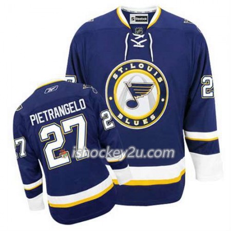 Reebok Mænd NHL St. Louis Blues Trøje Alex Pietrangelo #27 Tredje Blå