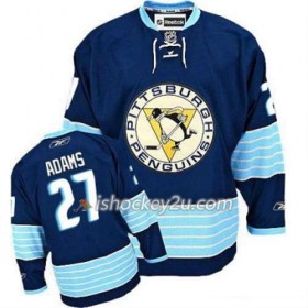 Reebok Mænd NHL Pittsburgh Penguins Trøje Craig Adams 27 Blå Tredje
