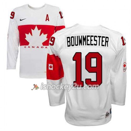 Reebok Dame NHL Canada Team Trøje Jay Bouwmeester #19 Hjemme Hvid