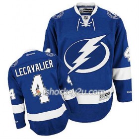 Reebok Mænd NHL Tampa Bay Lightning Trøje Vincent Lecavalier #4 Hjemme Blå