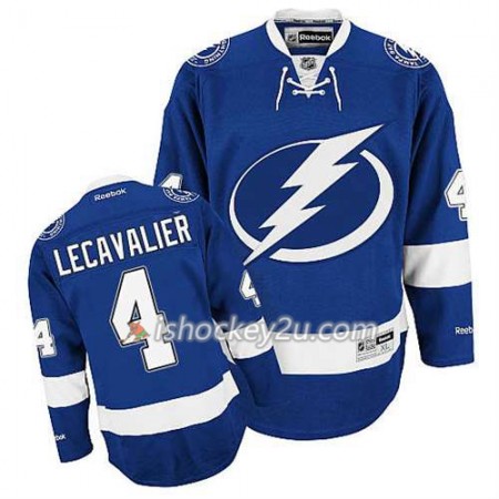 Reebok Mænd NHL Tampa Bay Lightning Trøje Vincent Lecavalier #4 Hjemme Blå