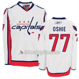 Reebok Mænd NHL Washington Capitals Trøje T.J. Oshie #77 Udebane Hvid