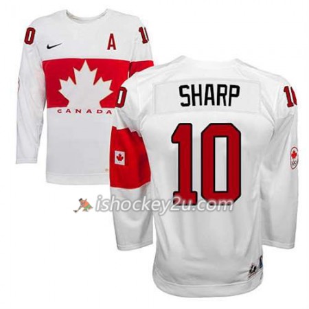 Reebok Dame NHL Canada Team Trøje Patrick Sharp #10 Hjemme Hvid