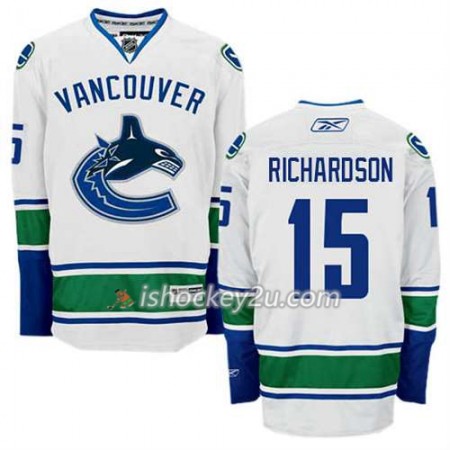Reebok Mænd NHL Vancouver Canucks Trøje Brad Richardson #15 Udebane Hvid