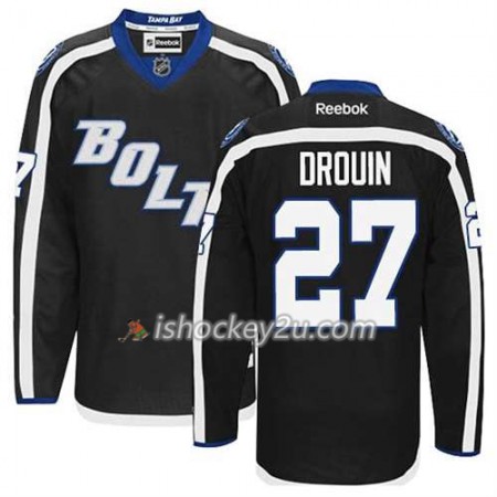 Reebok Mænd NHL Tampa Bay Lightning Trøje Jonathan Drouin #27 Tredje Sort