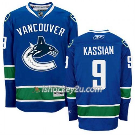 Reebok Mænd NHL Vancouver Canucks Trøje Zack Kassian #9 Hjemme Blå