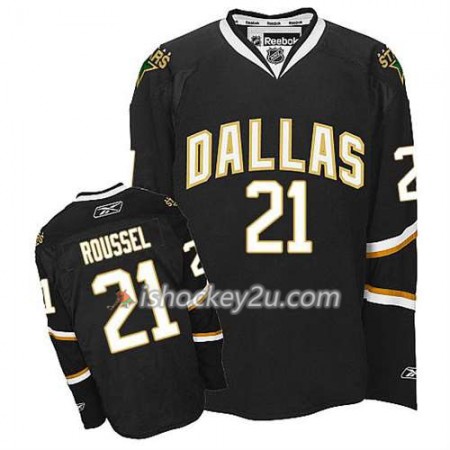 Reebok Mænd NHL Dallas Stars Trøje Antoine Roussel #21 Premier Sort