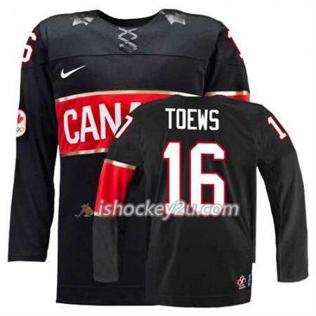 Børn NHL Canada Team Trøje Jonathan Toews #16 Tredje Sort