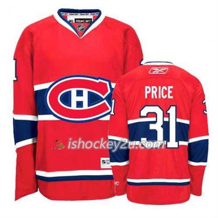 Reebok Mænd NHL Montreal Canadiens Trøje Carey Price #31 Hjemme Rød